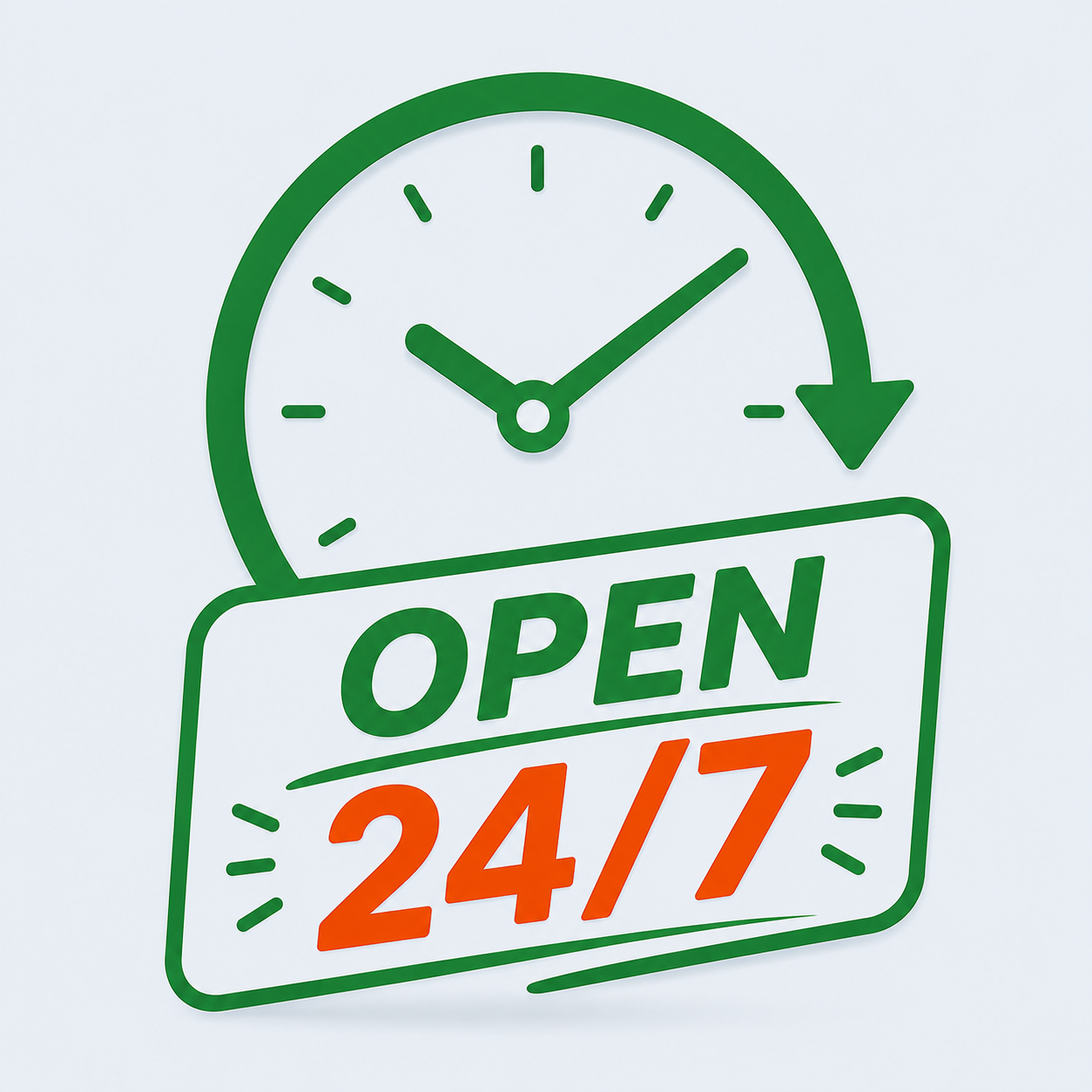 Open 24 hours a day, 7 days a week